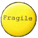 Fragile badge